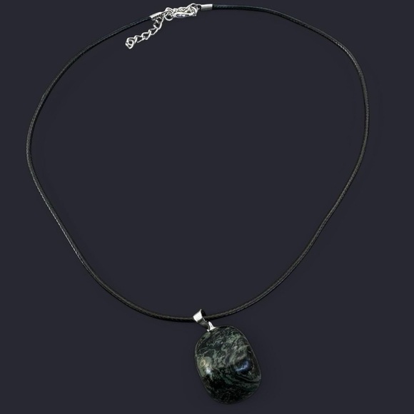 Kambaba Jasper Stone Pendant Necklace - Picture 1 of 5